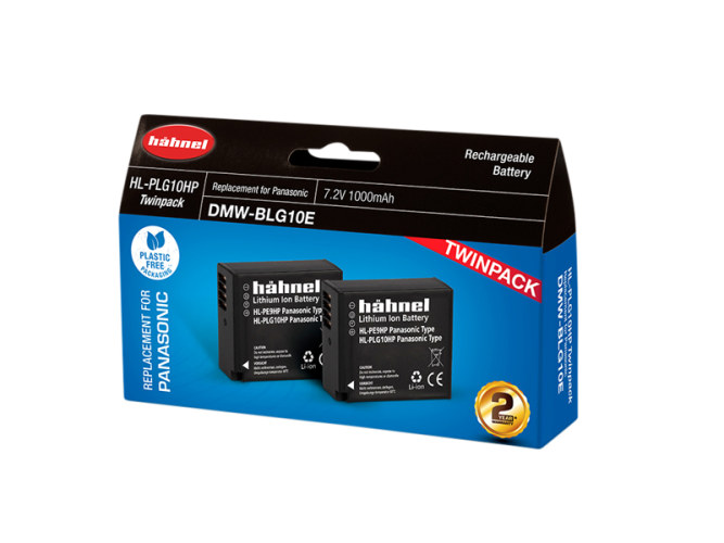 Hähnel Battery Panasonic HL-PLG10HP / DMW-BLG10E Twin Pack