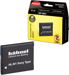 Hähnel HL-N1, Sony NP-BN1 3.6V, 630mAh, 2.3Wh