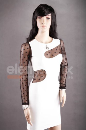 Figurína dámská, světlá barva kůže, výška 175cm