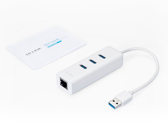 Adaptér TP-Link UE330 USB 3.0 na Gigabit Ethernet + USB Hub