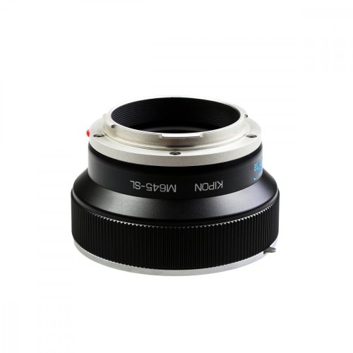 Kipon Baveyes Adapter von Mamyia 645 Objektive auf Leica SL Kamera (0,7x)