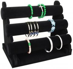 forDSLR triple bracelet triple black velvet