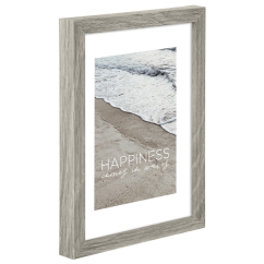 Dřevěný rám Hama WAVES, šedý, 10x15 cm