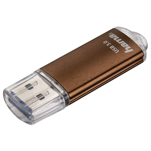 Hama FlashPen Laeta, USB 3.0, 64 GB, 70 MB/s, braun