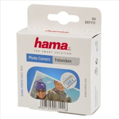 Príslušenstvo Hama fotorožky samolepiace , transparentné, viskóza/papier, 500 ks