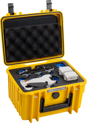 B&W Outdoor Cases BW Outdoor Cases Type 2000 for DJI Mini 4 Pro / Yellow B&W Outdoor Cases BW Outdoor Cases Type 2000 for DJI Mini 4 Pro / Yellow