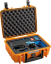 B&W Outdoor Cases BW Outdoor Case Type 1000 for GoPro Hero 12 (fits even GoPro Hero 9/10/11), Orange