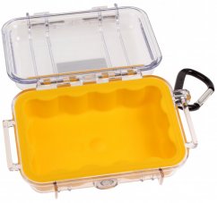 Peli™ Case 1010 MicroCase with Transparent Lid (Yellow)