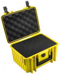 B&W Outdoor Koffer Typ 2000 mit Schaumstoff Gelb