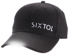 LED šiltovka Sixtol so svetlom B-CAP 25lm, nabíjací, USB, čierna