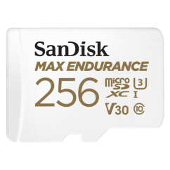 SanDisk® MAX ENDURANCE microSDXC™ Card with 256 GB Adapter