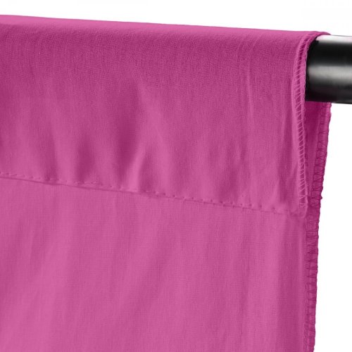 Walimex Stoffhintergrund (100% Baumwolle) 2,85x6m (Flox Pink)