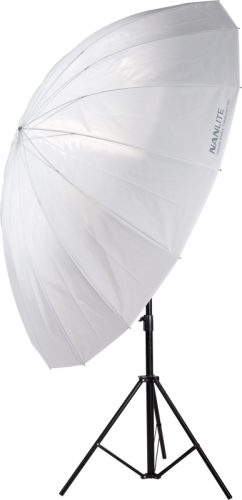 Nanlite U-180ST mělký deštník průhledný stříbrný 180cm
