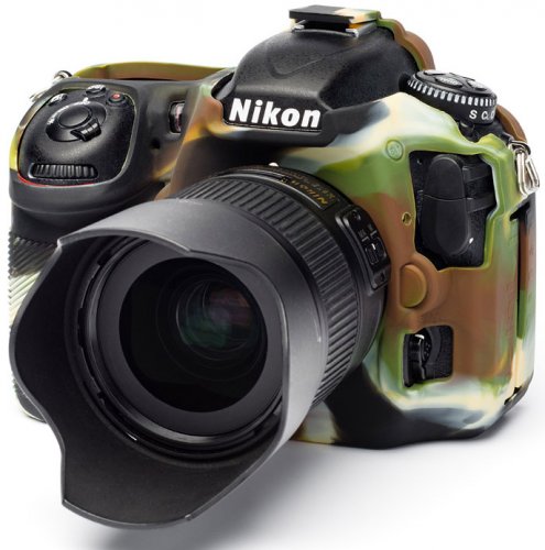 easyCover Silikon Schutzhülle f. Nikon D500 Camouflage