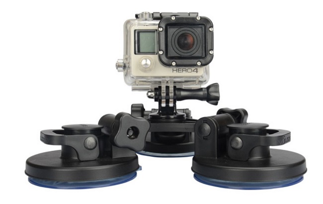 3 Head přísavný držák pro GoPro (GP254)