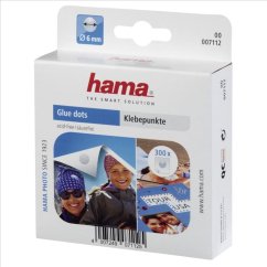Príslušenstvo Hama lepiace body , 6 mm, 300 ks, permanentné