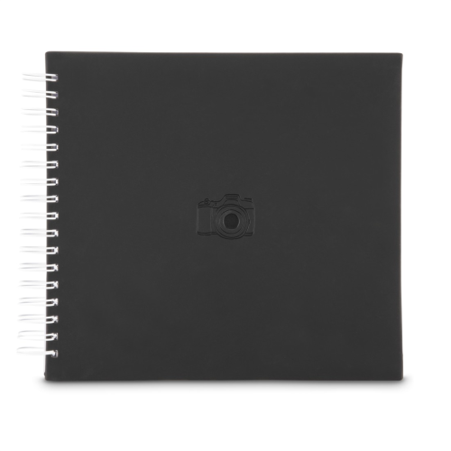Hama album klasické spirálové SIGNS 28x24 cm, 50 stran, černé