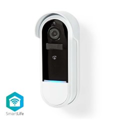 Zvonček Nedis WIFICDP30WT vonkajšia WiFi, HD kamera, batéria, SmartLife