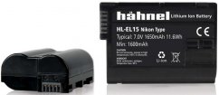 Hähnel HL-EL15, Nikon EN-EL15, 7V, 11.6Wh, 1650mAh,