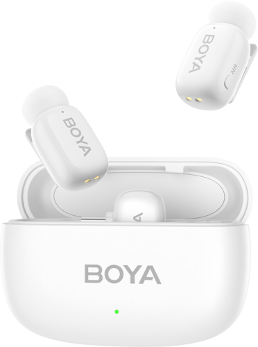 Boya Mini-13 Ultracompact 2.4GHz Wireless Microphone System with lightning+USB-C (White) Boya Mini-13 Ultracompact 2.4GHz Wireless Microphone System with lightning+USB-C (White)