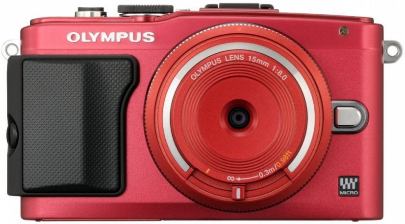 Olympus M.Zuiko Digital 15mm f/8 Body Cap Lens BCL-1580 Rot