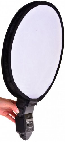 forDSLR Round Universal Collapsible Ring Flash Diffuser 30 cm