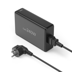 Nabíjecí stanice Hama USB GaN, 4x USB-C PD, 1x USB-A QC, 240 W