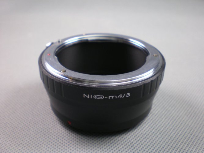 Adaptér pro Nikon G- 4/3 pro Olympus Panasonic MICRO 4/3 a Nikon G verze (N1GM43x) Adaptér pro Nikon G- 4/3 pro Olympus Panasonic MICRO 4/3 a Nikon G verze (N1GM43x)