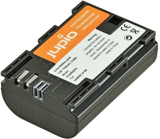 Jupio LP-E6/NB-E6 (incl. chip)  for Canon, 1,700 mAh