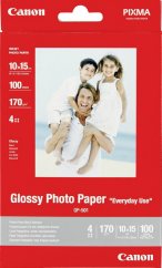 Canon GP-501 Glossy Photo Paper 4x6" - 100 Sheets