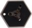 Manfrotto 030-14, Hexagonal Adapter Plate Normal with 1/4" Screw