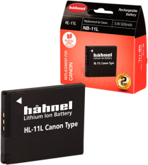 Hähnel HL-11L, Canon NB-11L, 3.6V 630mAh, 2.3Wh