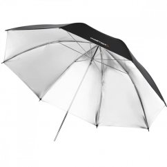 Walimex odrazný dáždnik 109cm 2-vrstvový čierny/strieborný