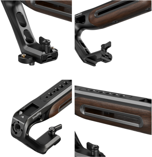 SmallRig 5251 Wooden Top Handle s NATO svorkou