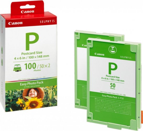 Canon E-P100 Easy Photo Pack Postkartenformat, 100 Drucke