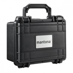 Mantona Outdoor pevný ochranný kufor S (vnútorný rozmer: 18,6x12,3x7,5 cm), čierny