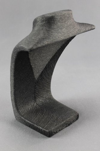 Dekolt, stojánek, stojan na šperky provázkový 28cm černý (A-11CER)