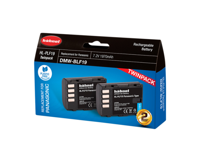 Hähnel Battery Panasonic HL-PLF19 / DMW-BLF19 Twin Pack