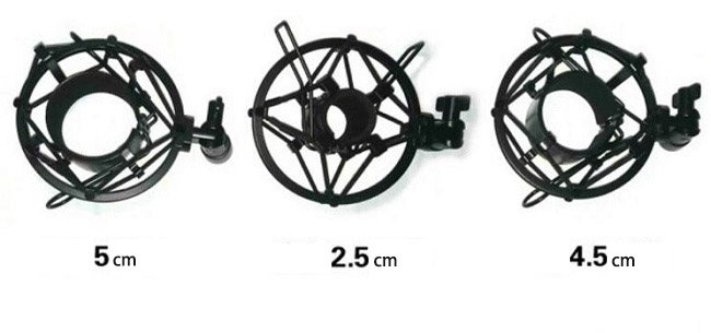 Elementrix držák pro mikrofón odpružený 45mm (MIC45)