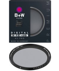 B+W 55mm ND-Vario-Filter Dichte ND 0,3-1,5, Blenden +1-5, Filterfaktor 2-32x, MRC nano XS-Pro