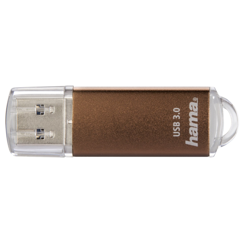 Hama FlashPen Laeta, USB 3.0, 64 GB, 70 MB/s, braun