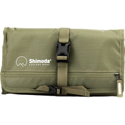 Shimoda Filter Wrap 100 | vhodný pro 4 kulaté nebo čtvercové filtry do 100 mm | velikost 25 × 14 × 3 cm | armádní zelená