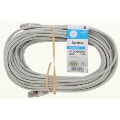 Síťový kabel Hama Cat5e F/UTP RJ45 15 m, stíněný, nebalený