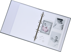 Focus Base Line Canvas Ringbinder Brown