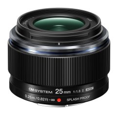 Objektív OM SYSTEM EW-M2518 II black (25mm, ekv. 50mm, 1,8)
