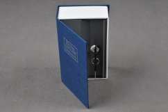 Széf, pénztárgép, szótárkönyv 265x200x65mm kék (KX10 kék)