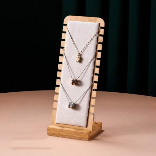 Dekolt, stojánek, stojan na šperky výška 26cm bílý (DRD5B)