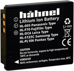 Hähnel HL-005, Panasonic CGA-S005, 1150mAh, 3.7V, 4.3Wh