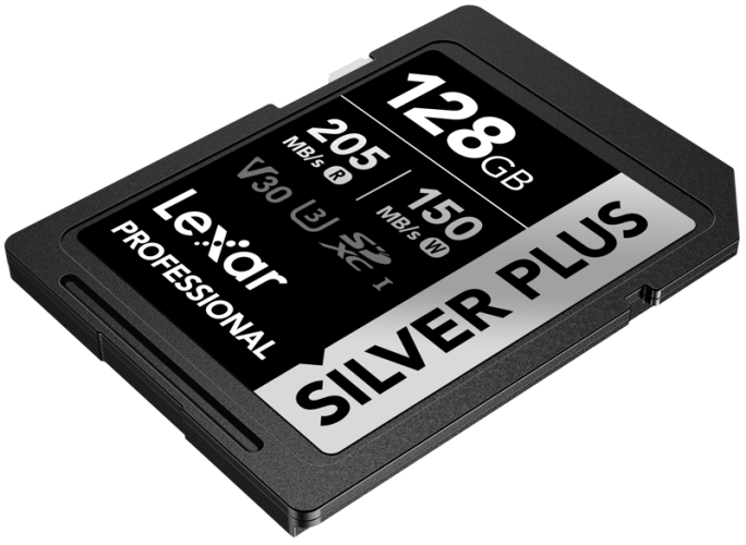 Lexar SDXC Professional SILVER Plus 1066x UHS-I/U3/A2/4K R205/W150 (V30) 128GB Lexar SDXC Professional SILVER Plus 1066x UHS-I/U3/A2/4K R205/W150 (V30) 128GB