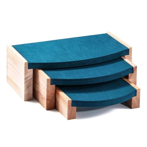3x Ständer, Display, Schmuckbank Grün (DRD18Z)